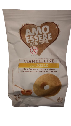 Amo Essere Gluten-free Honey cookies 250gr