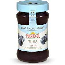 PUERTOSOL No Sugar Blueberry jam 285gr
