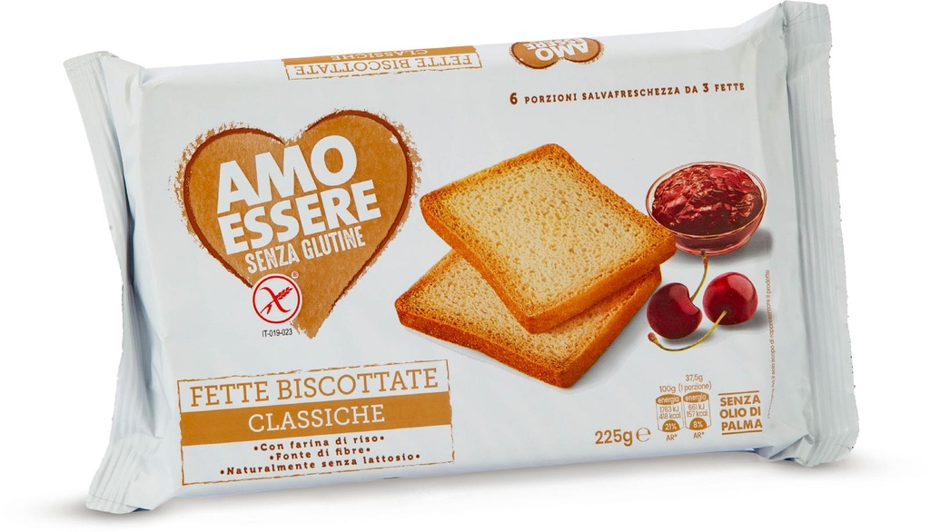 Amo Essere Gluten-free Rusks 225gr