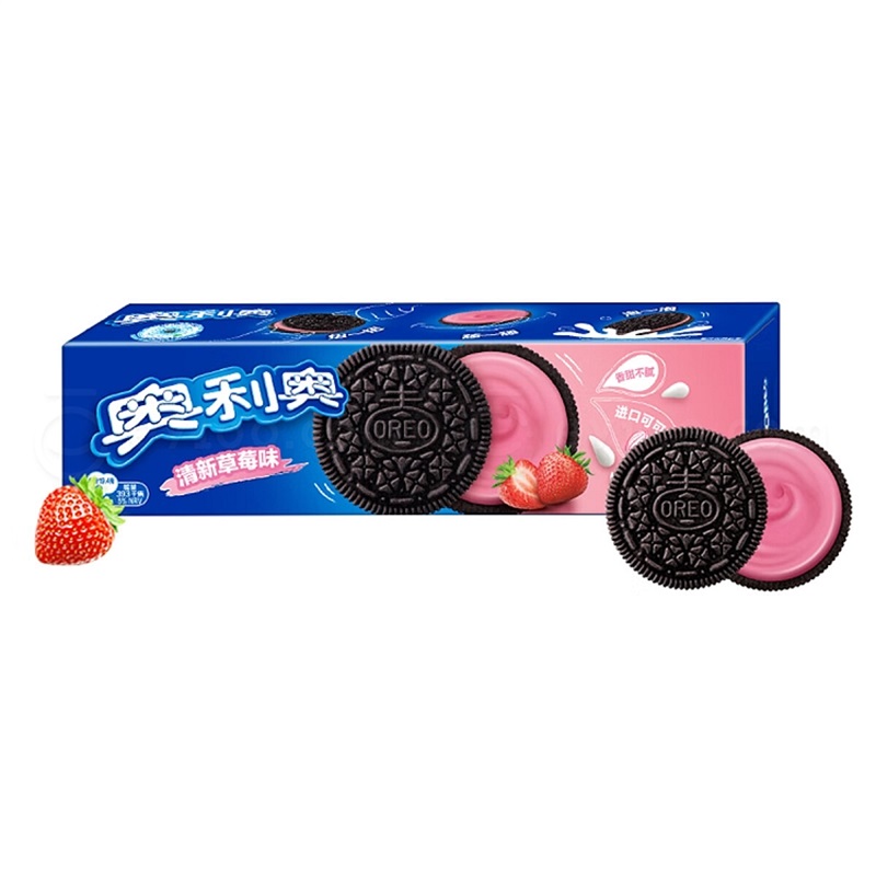 Oreo Sandwich Biscuit - Strawberry