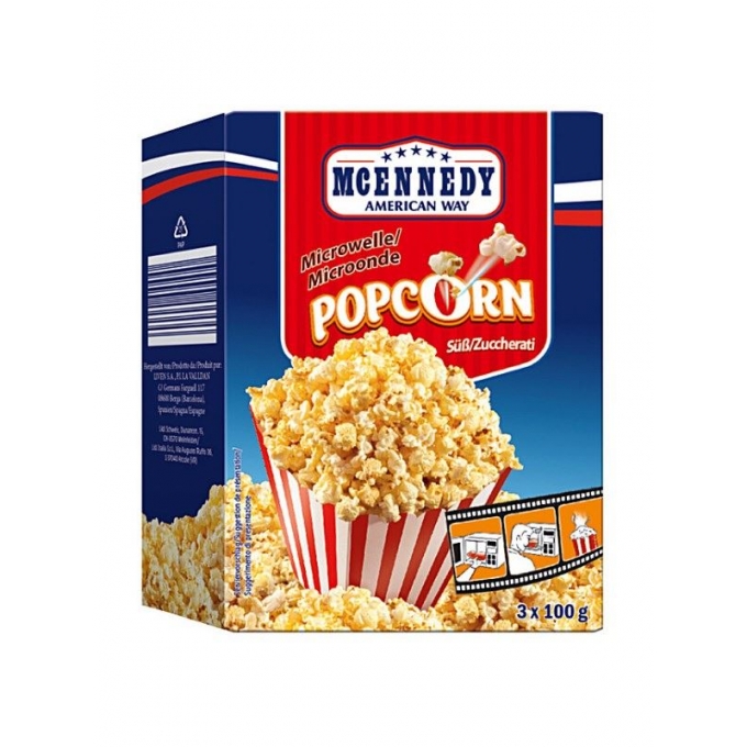 Pop-corn Sweet – Mcennedy 3*100gr 
