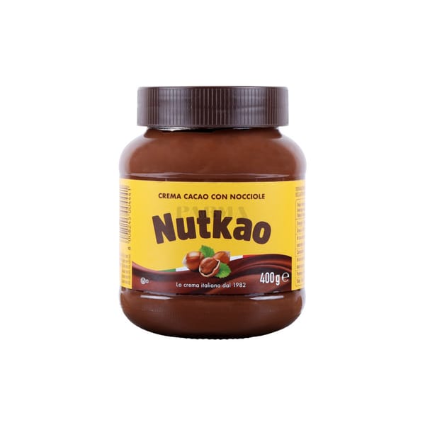 Nutkao 400gr de pâte à tartiner au chocolat et aux noisettes