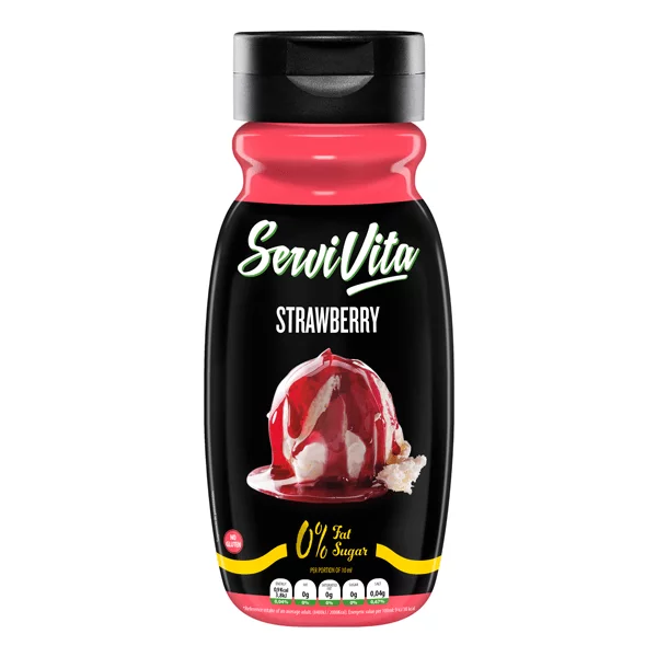 Servivita Zero Calorie Strawberry Syrup 320ML