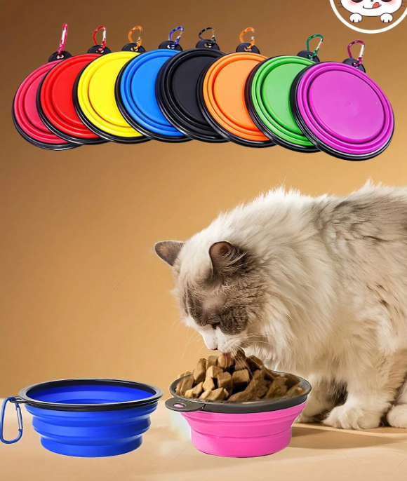 2 Bol pliables pour Chat / Chien