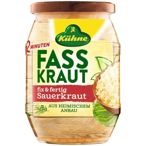Kühne Sauerkraut "Choucroute"  Fix & Fertig – 400 g (gluten free) 