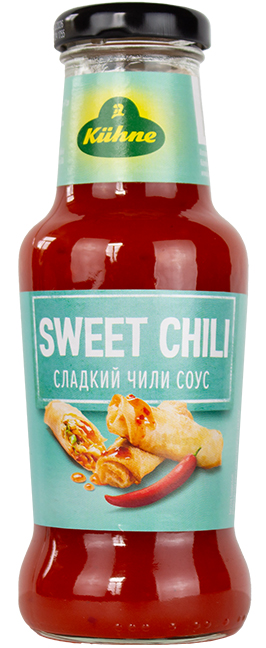 Kühne Sweet chili sauce with chili and garlic 250ml (gluten free) 