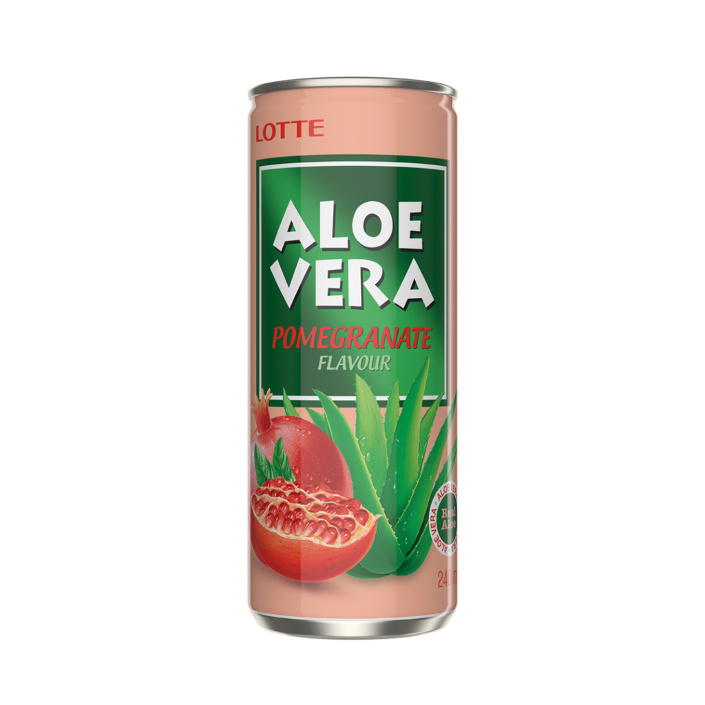 LOTTE aloe vera pomegranate flavour 240ml