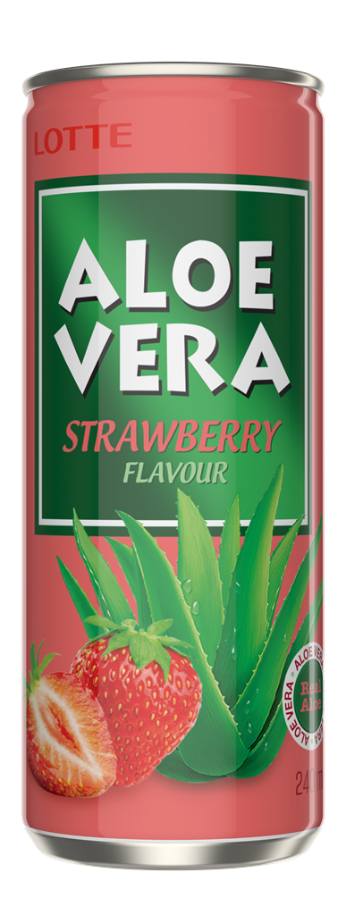 lotte aloe vera Strawberry 240 ml 