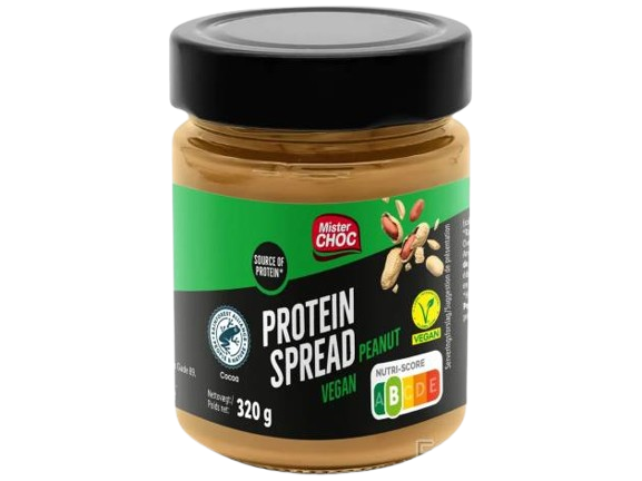 Protein Spread cacahuète – Mister Choc – 320 g 