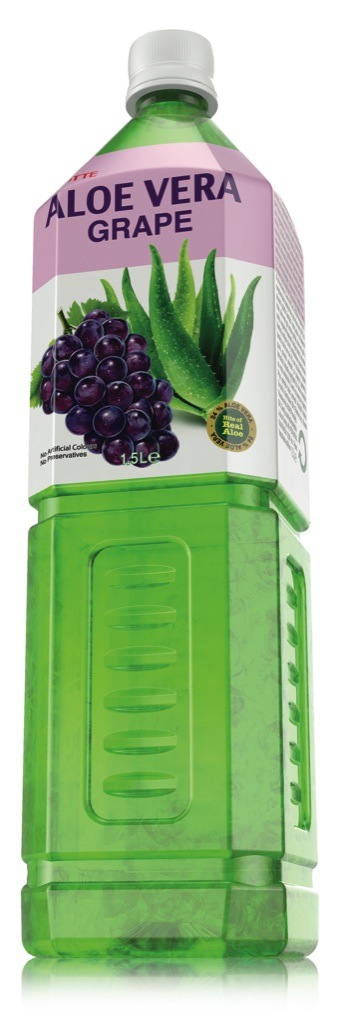 lotte aloe vera grape Flavour 1.5L