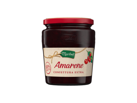 Marribel extra jam with black cherries 425 g