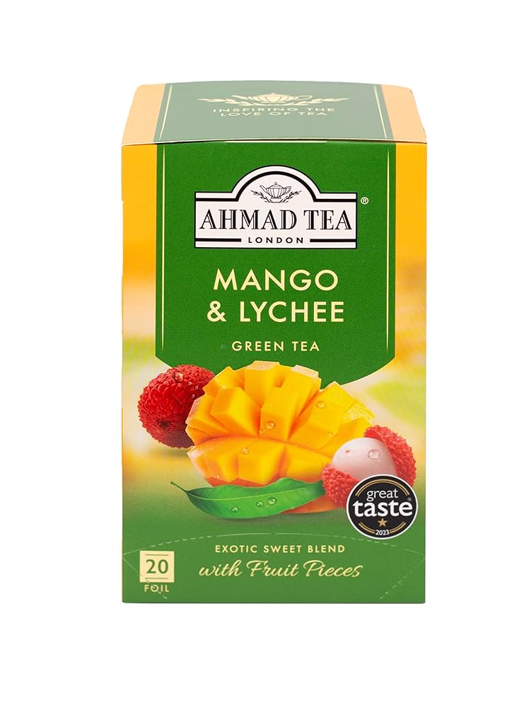 Ahmad Tea Mango Lychee Green Tea - 20 bag 