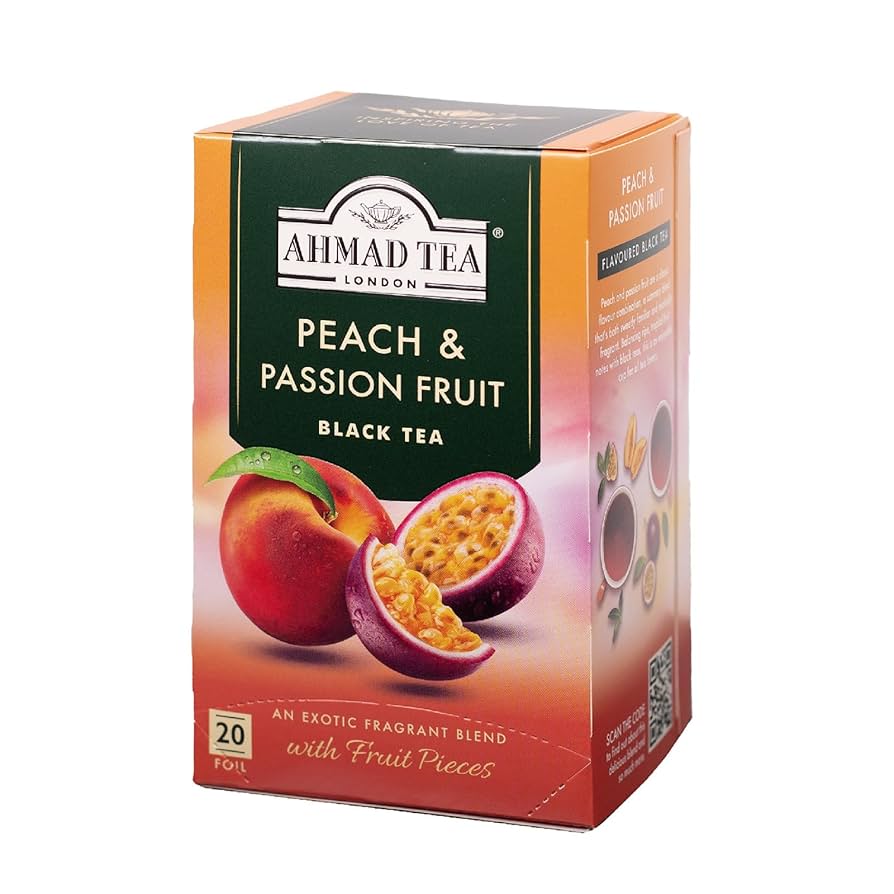 Ahmad Tea Peach Passion Fruit Black Tea - 20 bag 