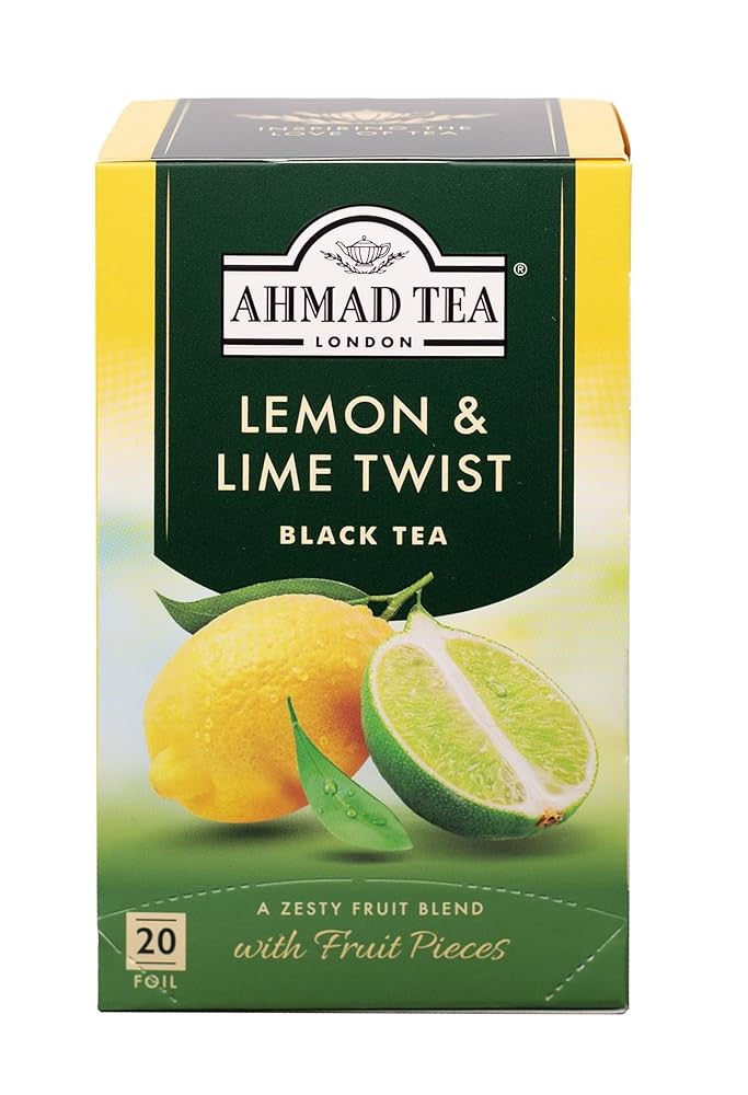 Ahmad Tea Lemon Lime twist Black Tea 20 Bag