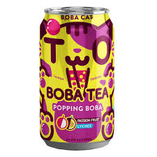 Boba Cat Bubble Tea Passion Fruit & Lychee 320 ml  