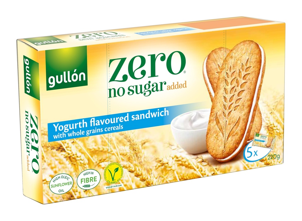 Gullon Sans Sucre | Yogurth flavoured sandwich 220 gr