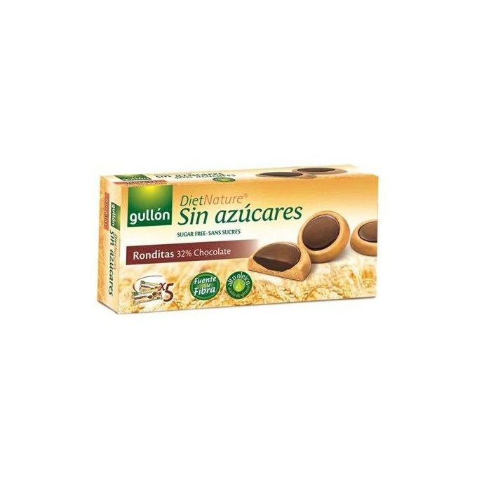 Gullon sans sucre | Ronditas  au chocolat noir 186 g