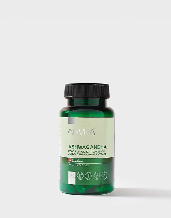 ARVEA Ashwagandha – Bottle of 60 Capsules