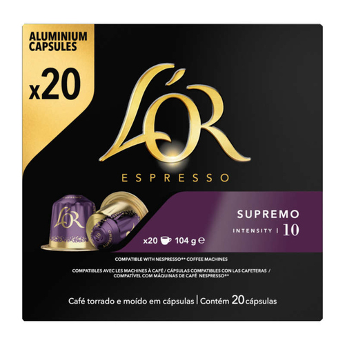 L'or Espresso Supremo "intensity10" ( 20 capsule )