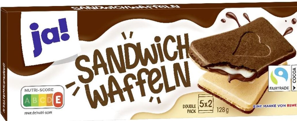 Ja! - Waffle Sandwich - 128g