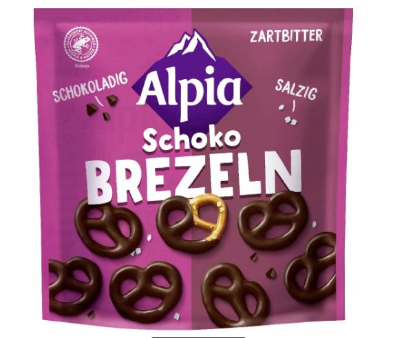  Alpia - Bretzels with dark chocolate - 140g