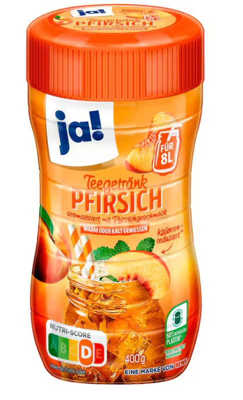 Ja! - instant Peach tea - 400g