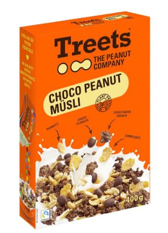 Treets- Choco Peanut Muesli - 400g 