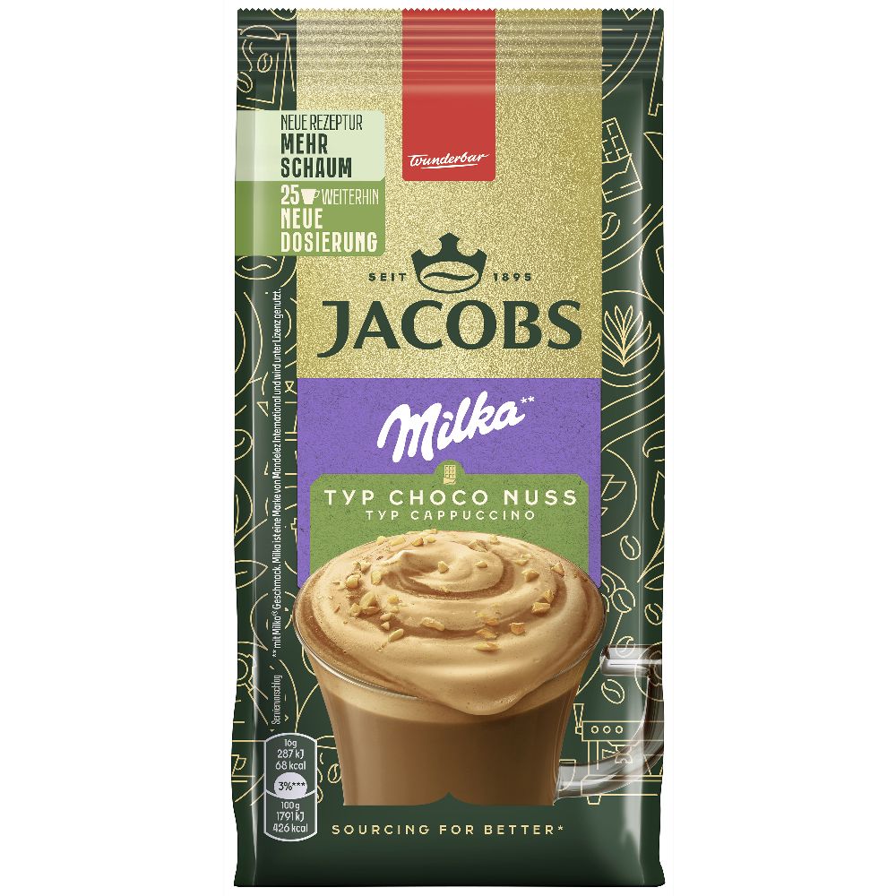 Jacobs - Cappuccino Milka Choco Nuss Instant Coffee - 400g