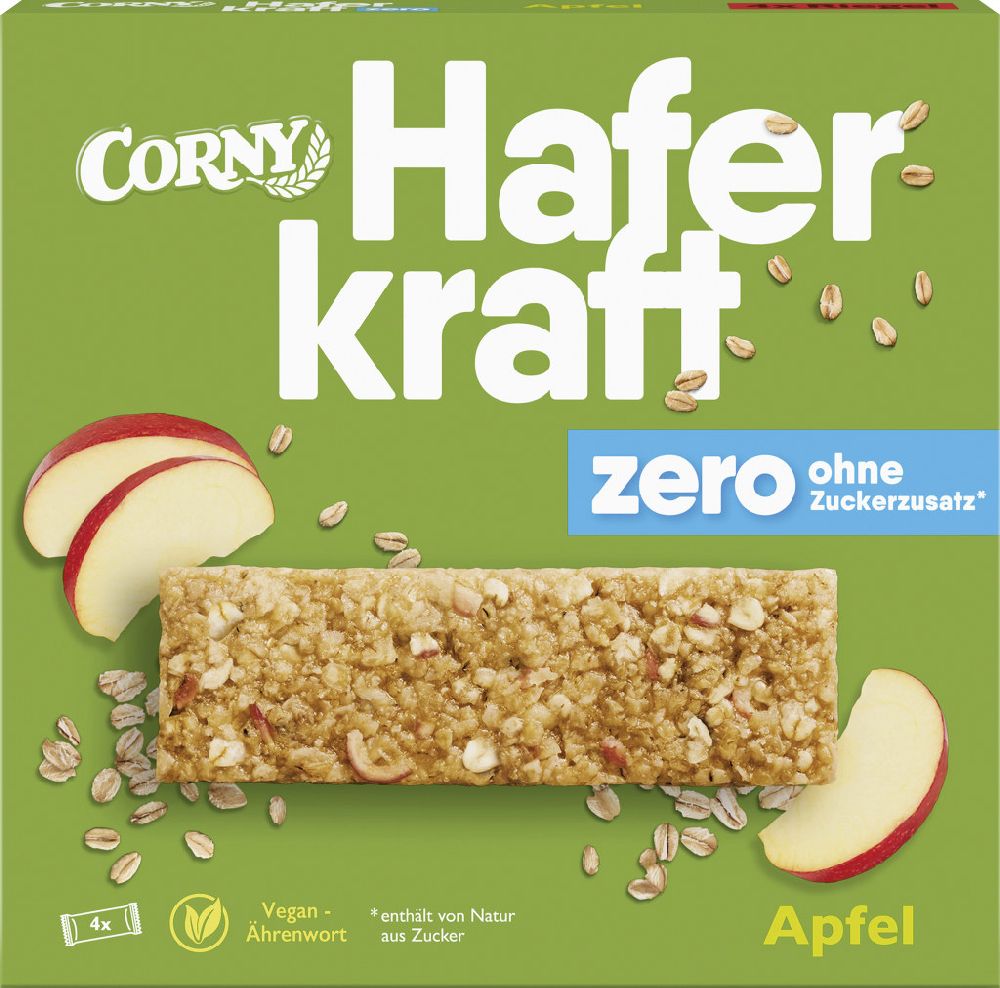 Oat and Apple Bar | No Added Sugar | 121 kcal per bar | Vegan | 4 x 35 g