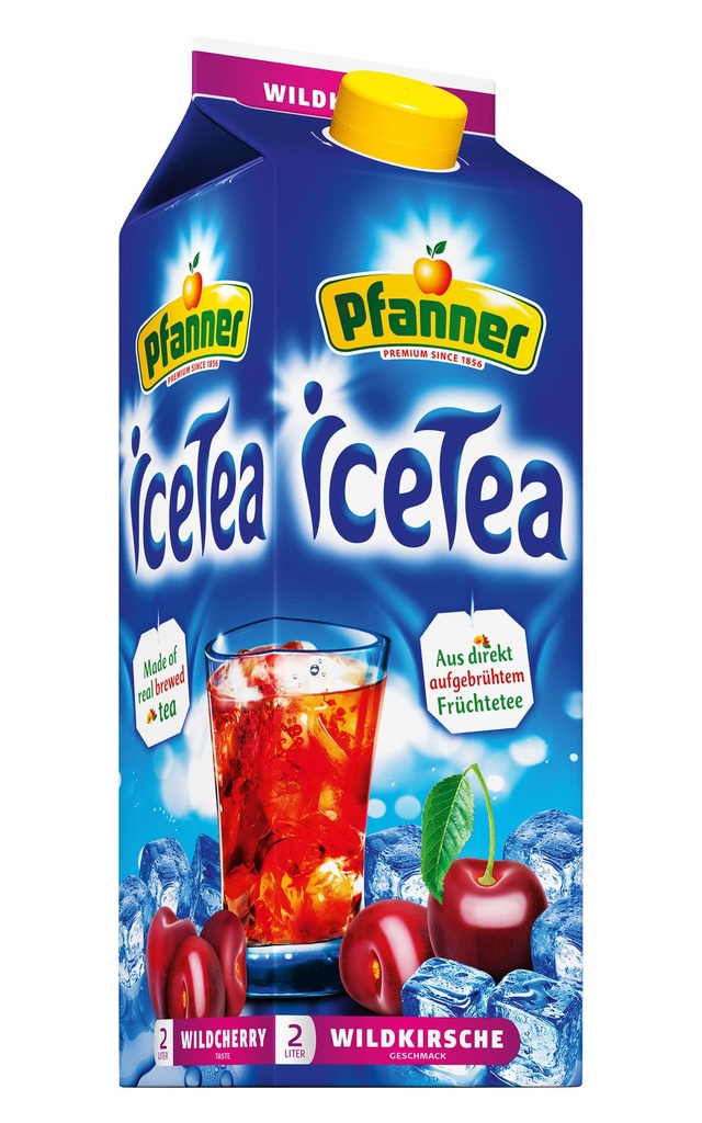 Pfanner - thé glacé cerise sauvage - 2 L 