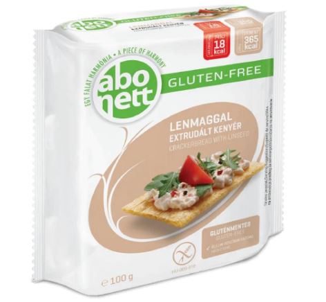 Abonett I Crackerbread with Linseed I Gluten-Free 100g