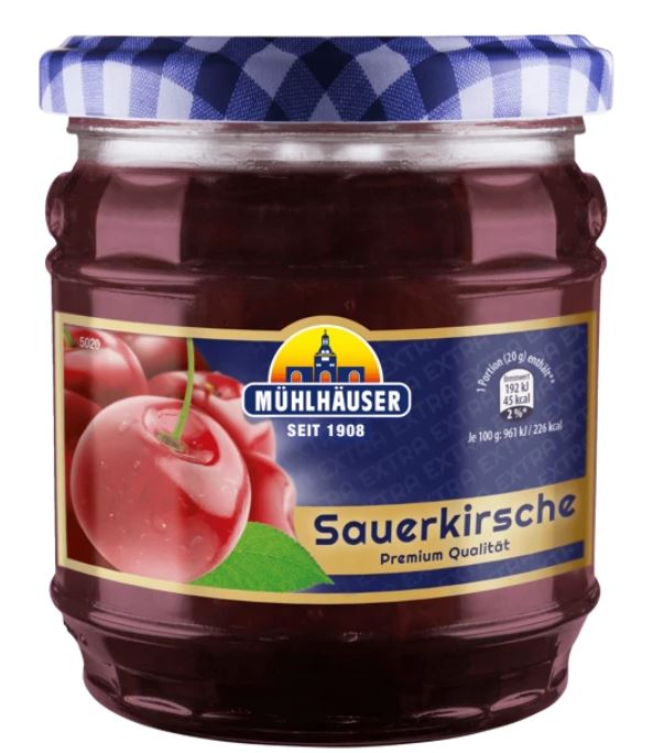 Mühlhäuser- cerise extra aigre - 450g 