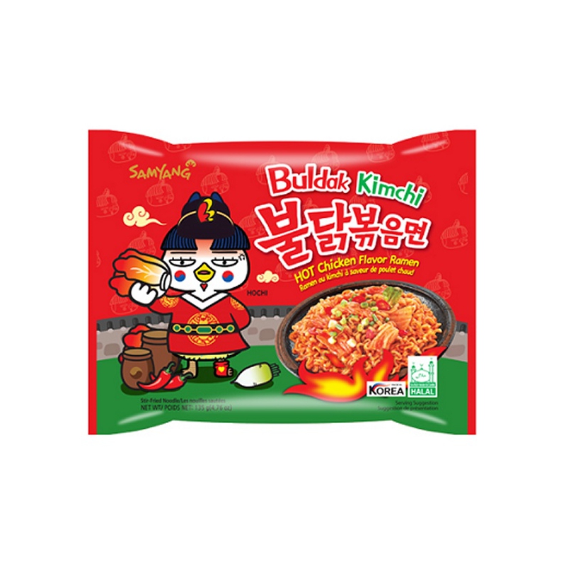 SAMYANG Hot Chicken Flavor Ramen - Buldak Kimchi 135G