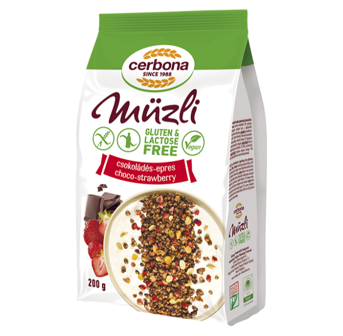 Cerbona - Gluten Free - Chocolate Strawberry Muesli - 200g