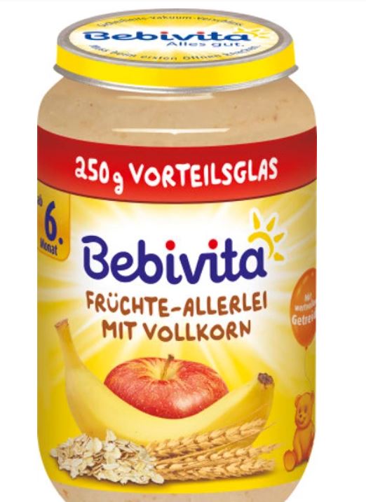 Bebivita - Mélange de fruits et céréales complètes- From 6 months - 250g 