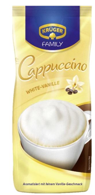 Krüger Family - Cappuccino White Vanille  - 500g