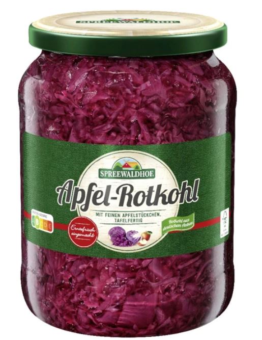 Spreewaldhof - red cabbage with apples - 680g