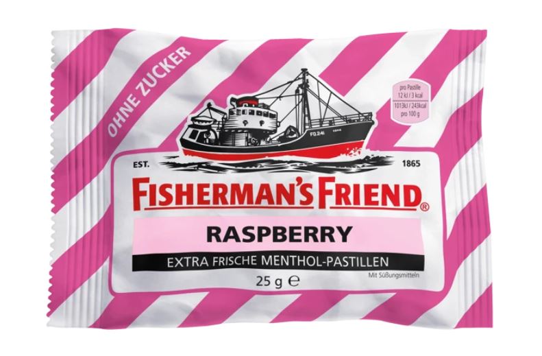 Fisherman's Friend -Sugar Free- Extra-strong Raspberry-flavoured mint sweets 