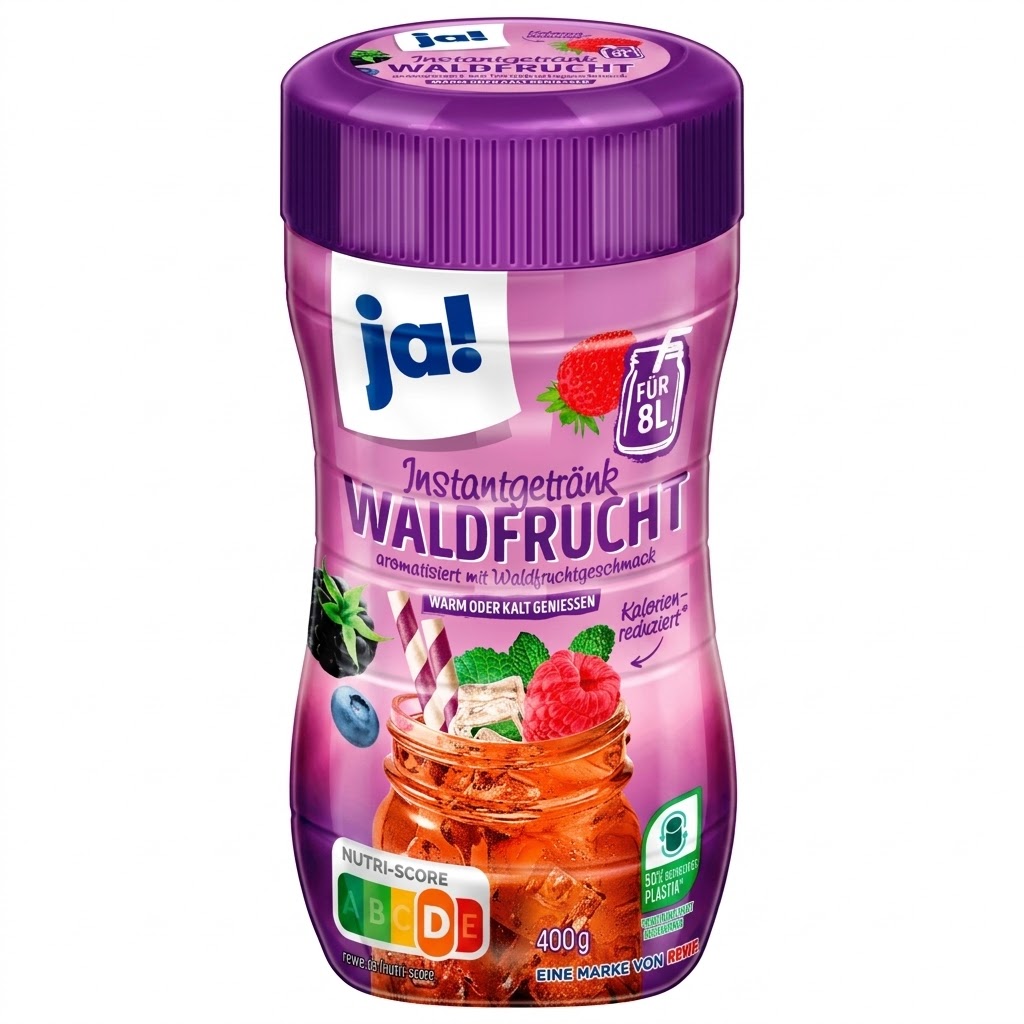 Ja! - Wild Berry Flavored Instant Beverage Powder - 400g