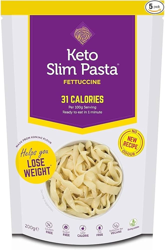 Slim Pasta Fettucine de Konjac paquet de 200g - Gluten Free