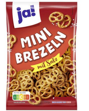 Ja! mini bretzels 250g