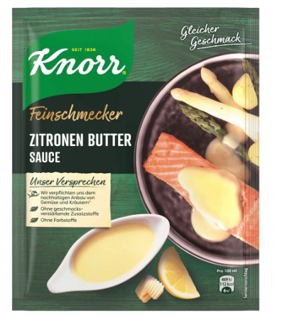 Knorr lemon butter sauce, 52g sachet 