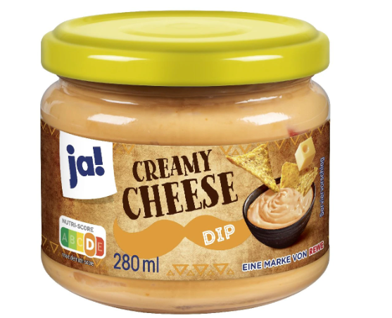 Ja! Tortilla dip cheese, 290g