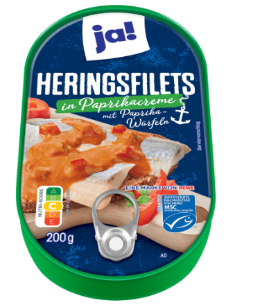Ja! filets de hareng  crème de paprika 200g