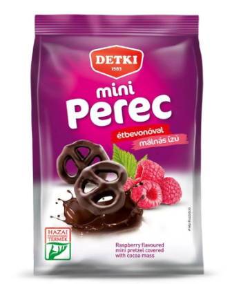 Detki Mini Pretzel Raspberry Dark Chocolate 160g