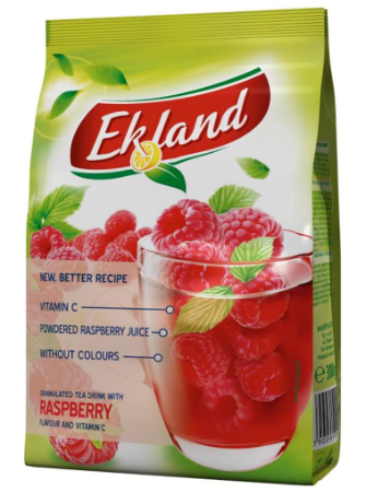 Ekland Raspberry Instant Tea 300g 