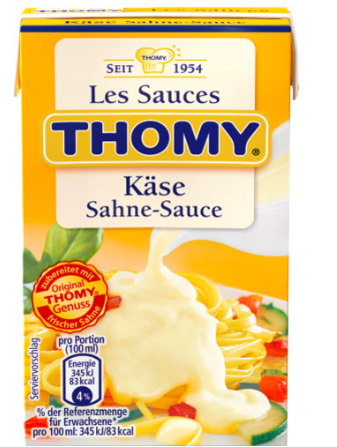 Thomy Cheese Cream Sauces 250 ml