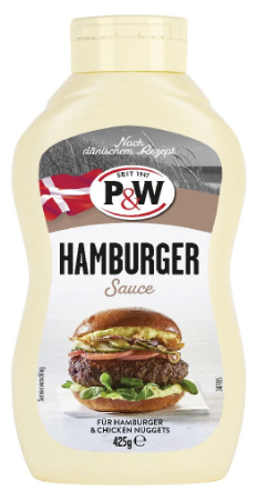 P&W hamburger sauce, 425g