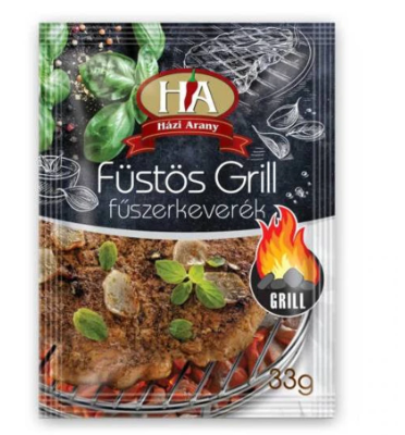 Házi Arany Füstös Grill Fűszerkeverék - Smoked Grill Spice Blend - 33 g