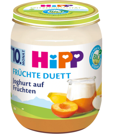 HiPP - Fruit Duo: Fruit Yogurt - For babies 10 months and older 160g